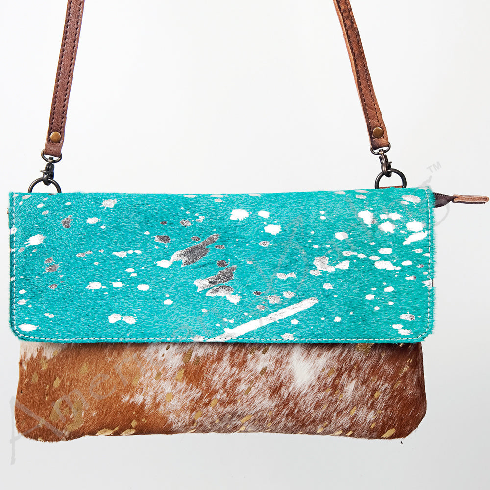 American Darling Hair-On Genuine Leather Envelope Bag