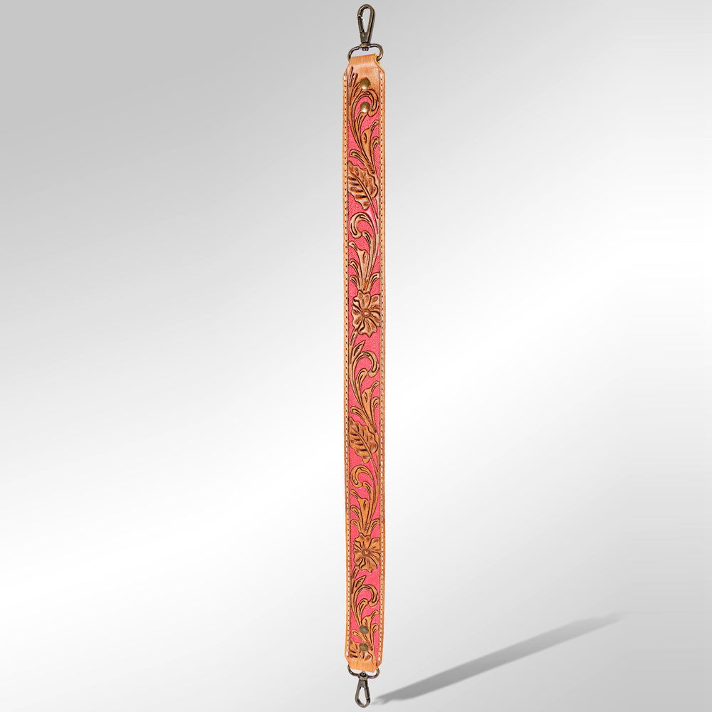 American Darling Hand-Tooled Genuine Leather Crossbody Bag Strap