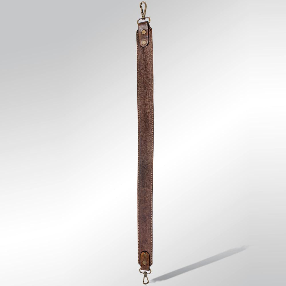American Darling ADBT106-28 Hand Tooled Genuine Leather Crossbody Handle Strap For Bags