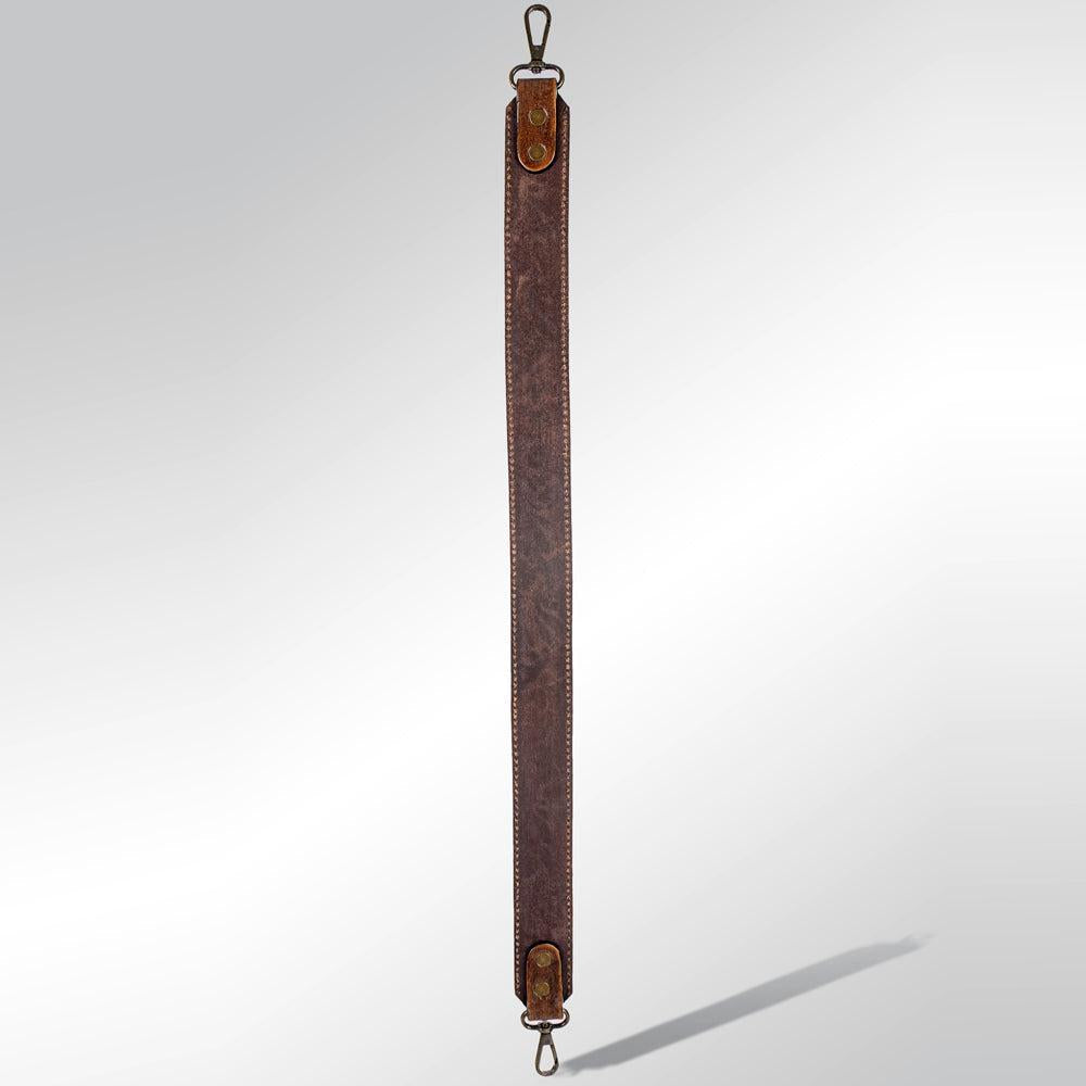 American Darling ADBT107-28 Hand Tooled Genuine Leather Crossbody Handle Strap For Bags