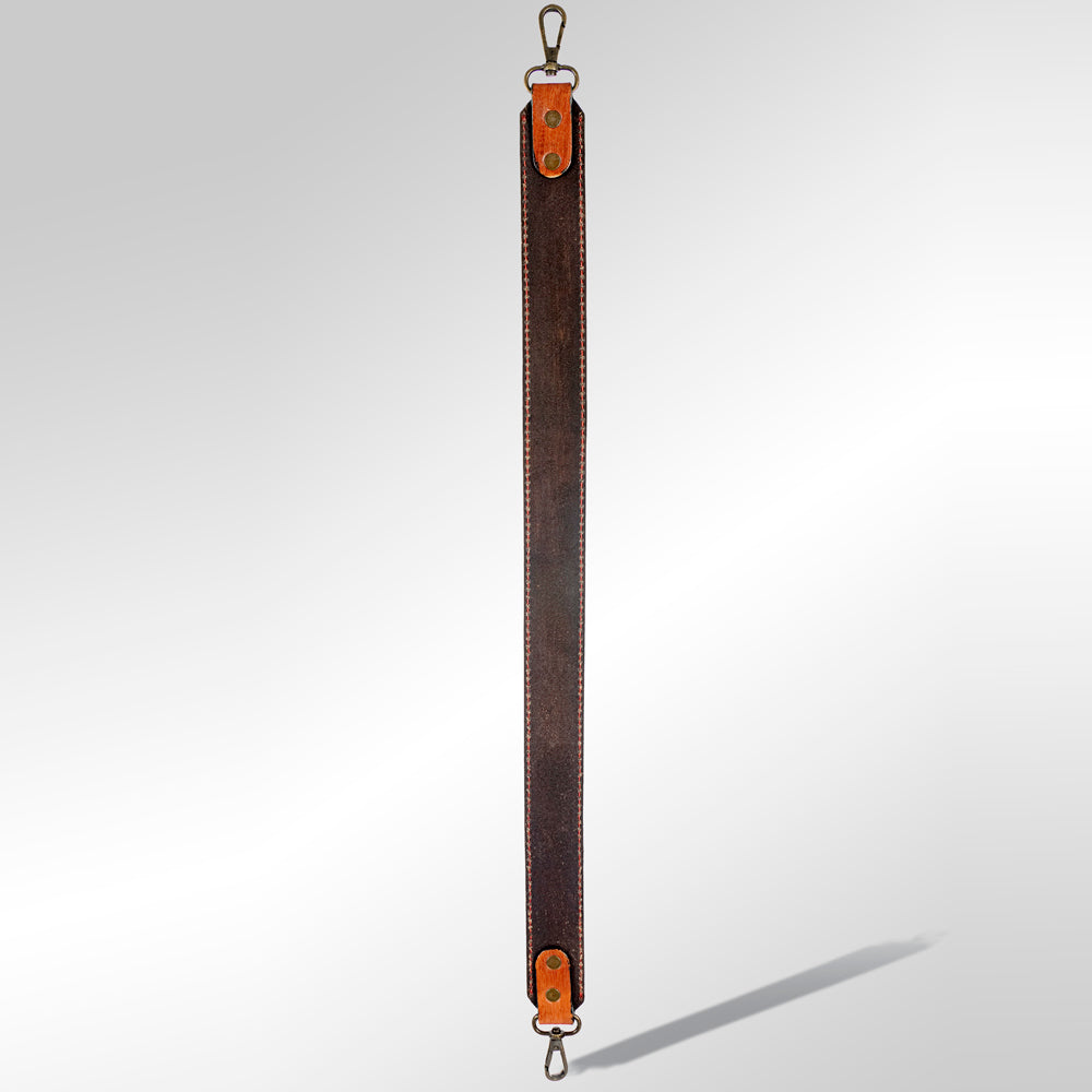 American Darling ADBT108-48 Hand Tooled Genuine Leather Crossbody Handle Strap For Bags