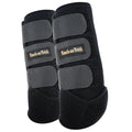 Small Back On Track Exercise Boots - Front (Pair) Black