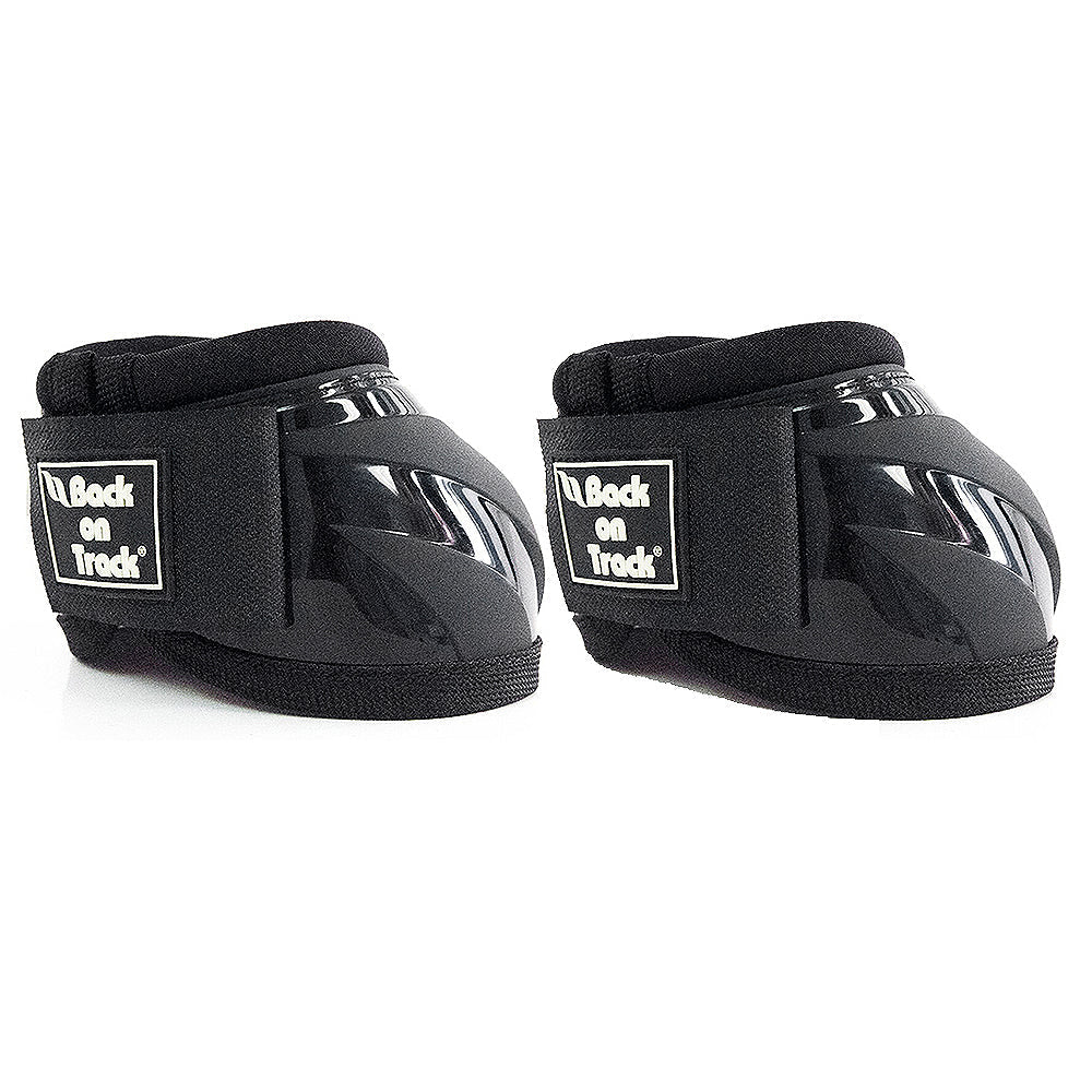 Med Back On Track Performance No Turn Exterior Protective Horse Bell Boots Black