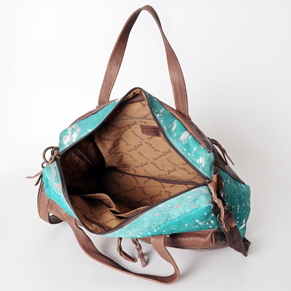 Hair On Leather Western Style Women's Briefcase