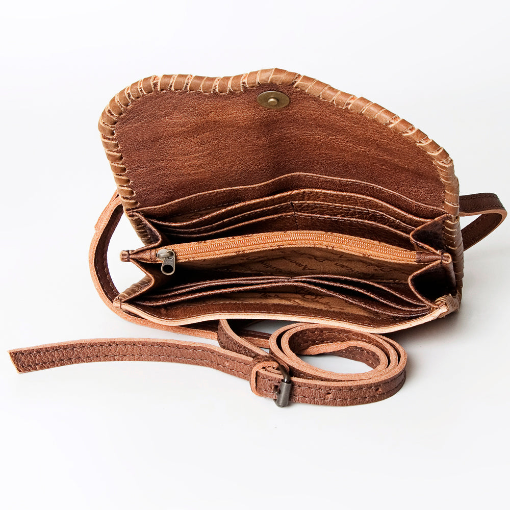 American Darling Hand-Tooled Genuine Leather Wallet