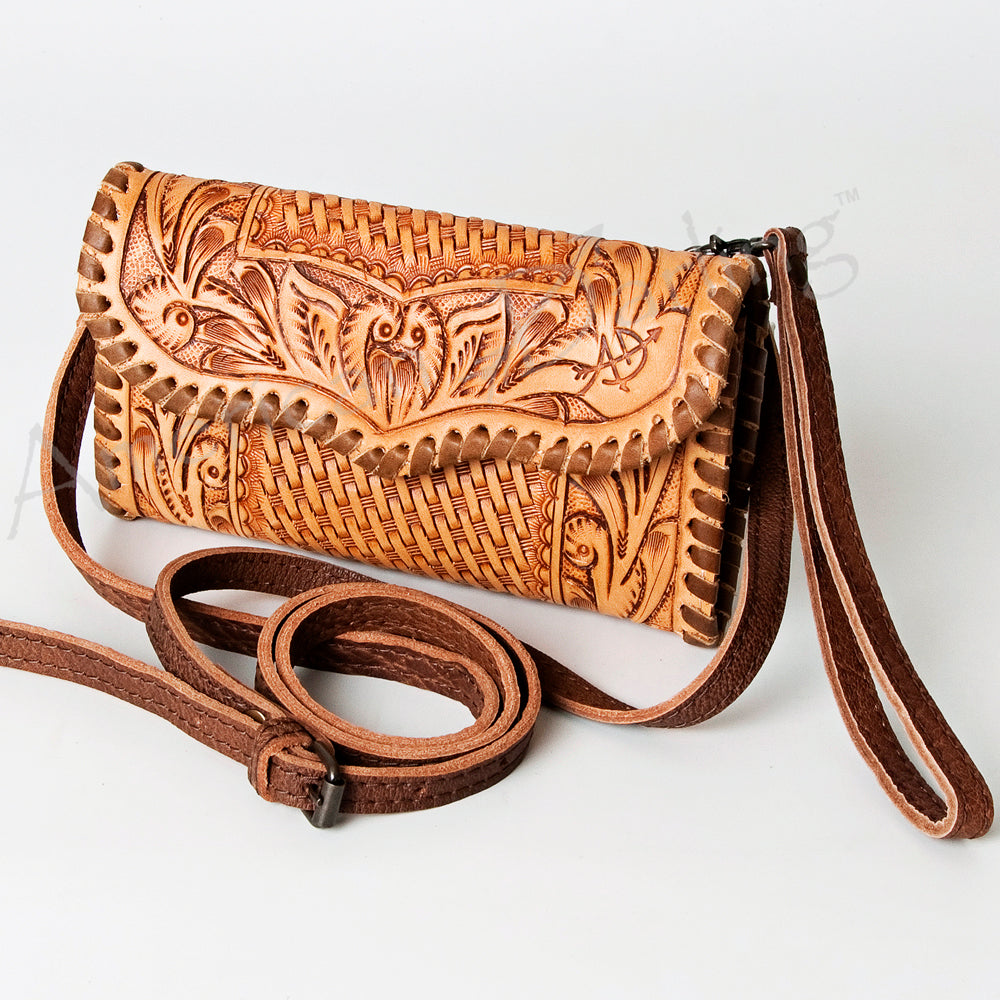 American Darling Hand-Tooled Genuine Leather Wallet