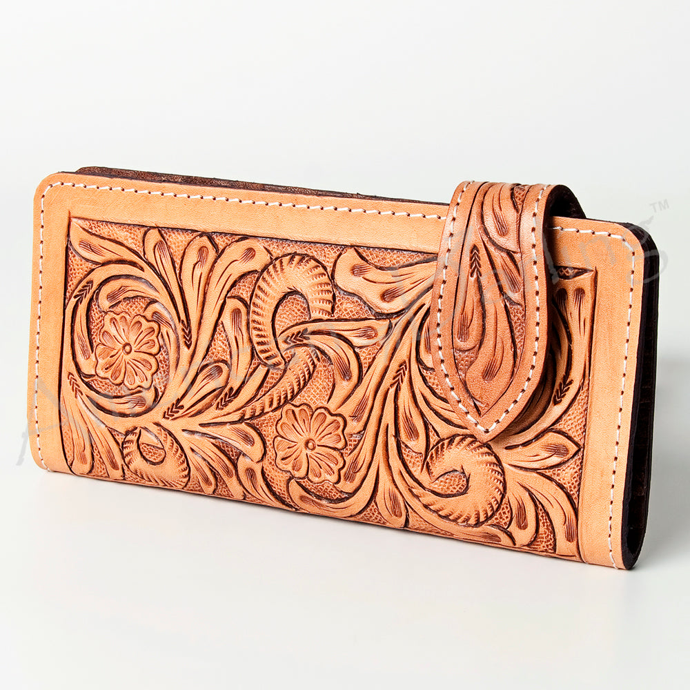 American Darling Hand-Tooled Genuine Leather Wallet