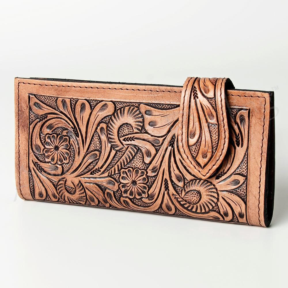 American Darling Hand-Tooled Genuine Leather Wallet