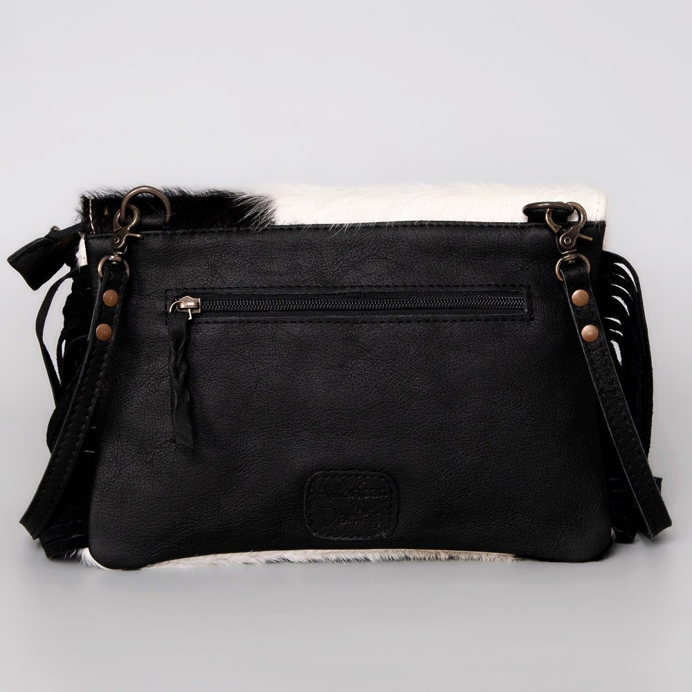 American Darling Hand Tooled Hair-On Genuine Leather
