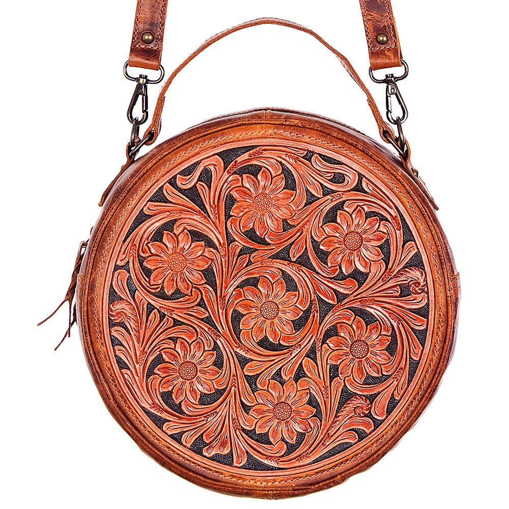 American Darling Hand Tooled Genuine Leather
