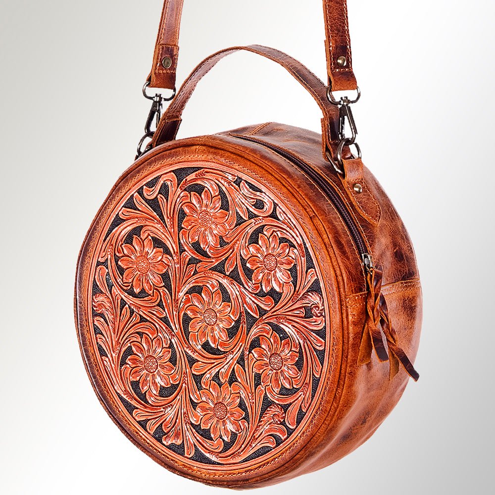 American Darling Hand Tooled Genuine Leather