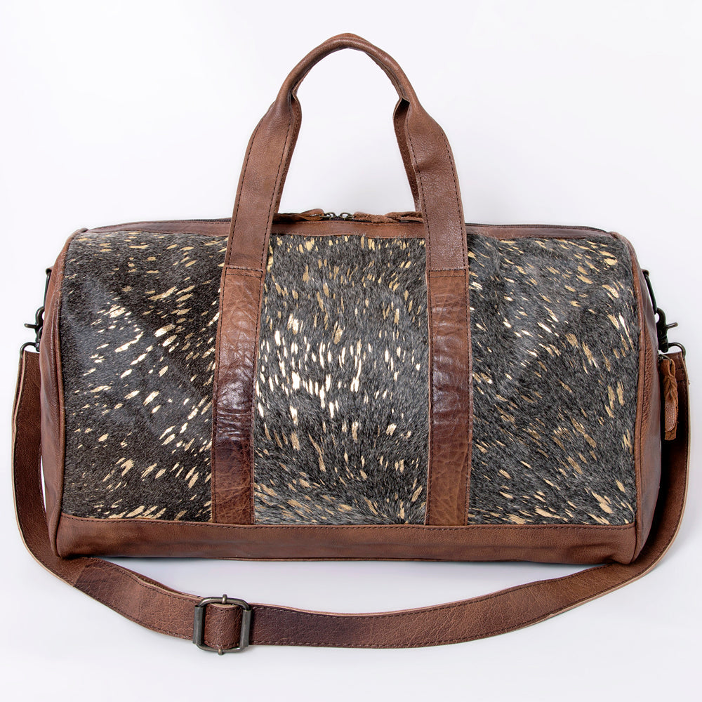 American Darling Women's Duffel Bag Western Hair On Genuine Leather Handbag and Ladies Purse