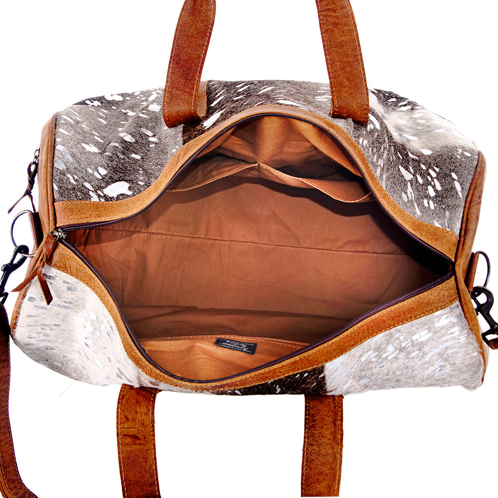 American Darling Women's Duffel Bag Western Hair On Genuine Leather Handbag and Ladies Purse