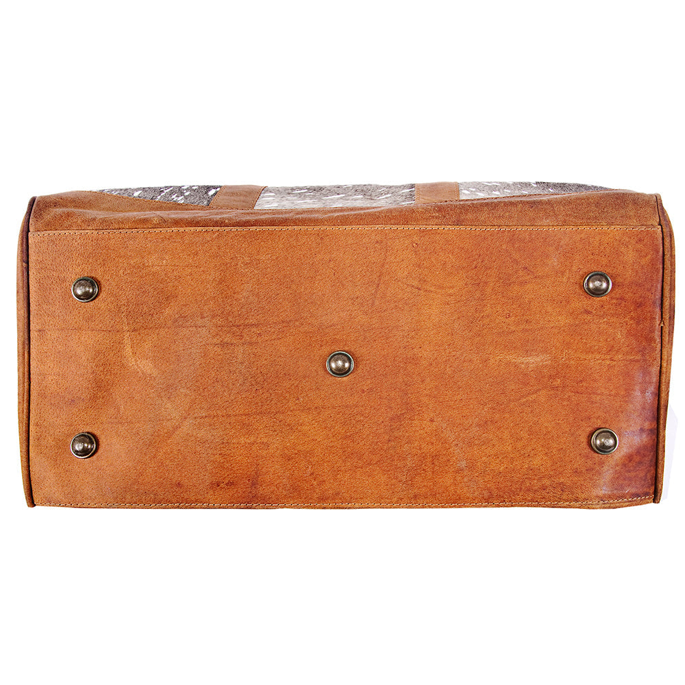 American Darling Women's Duffel Bag Western Hair On Genuine Leather Handbag and Ladies Purse