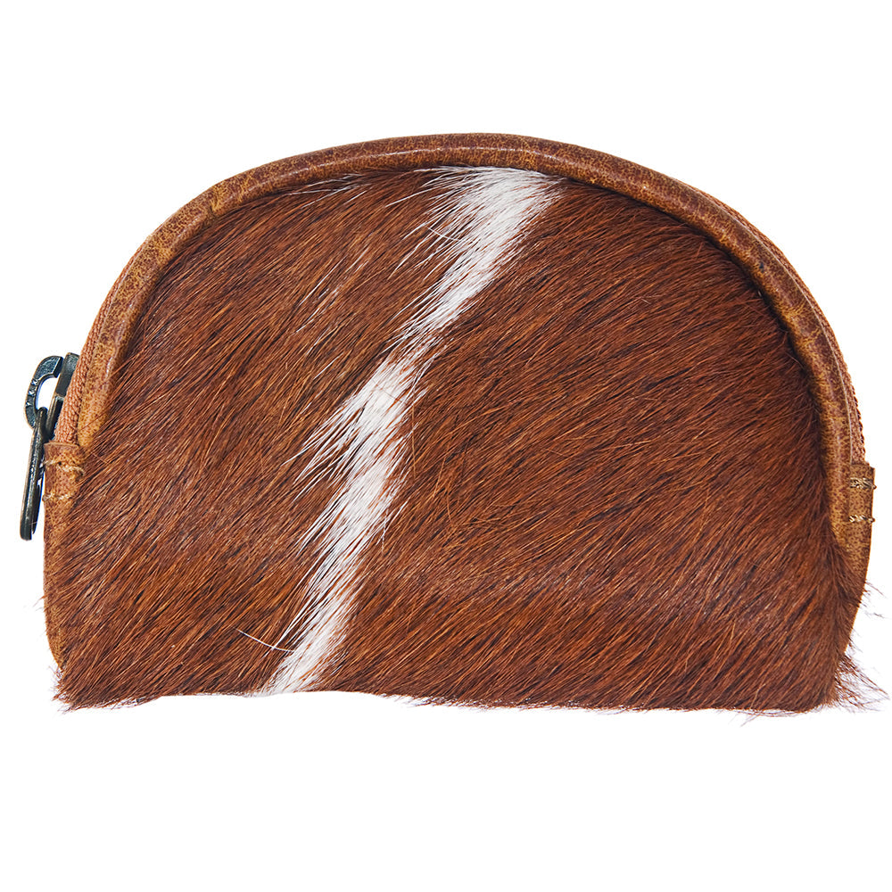 American Darling Coin Purse Hair-On Genuine Leather