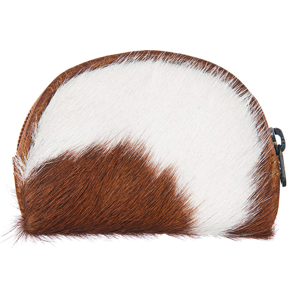 American Darling Coin Purse Hair-On Genuine Leather