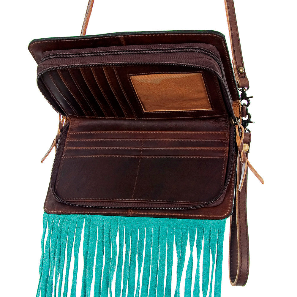 American Darling Hair-On Hide Organizer Bag