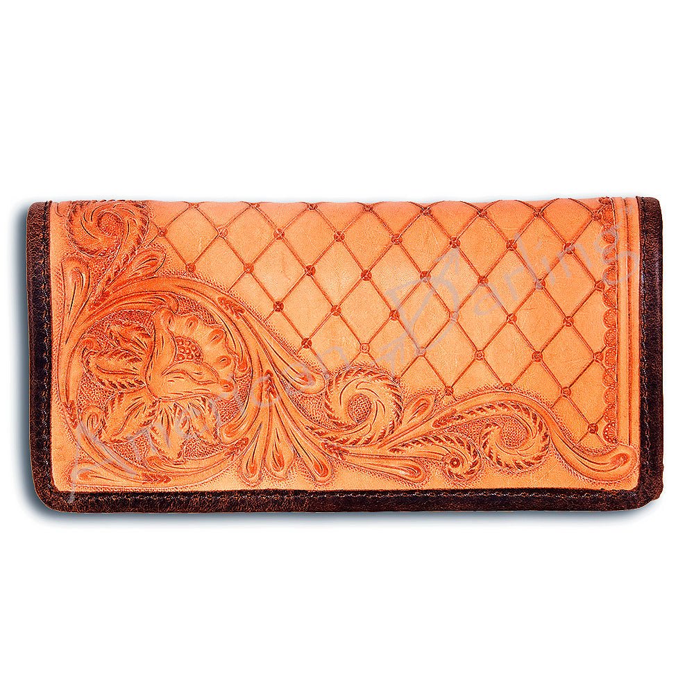 American Darling Hand-Tooled Genuine Leather Wallet