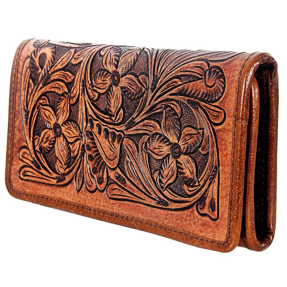 American Darling Hand-Tooled Genuine Leather Wallet