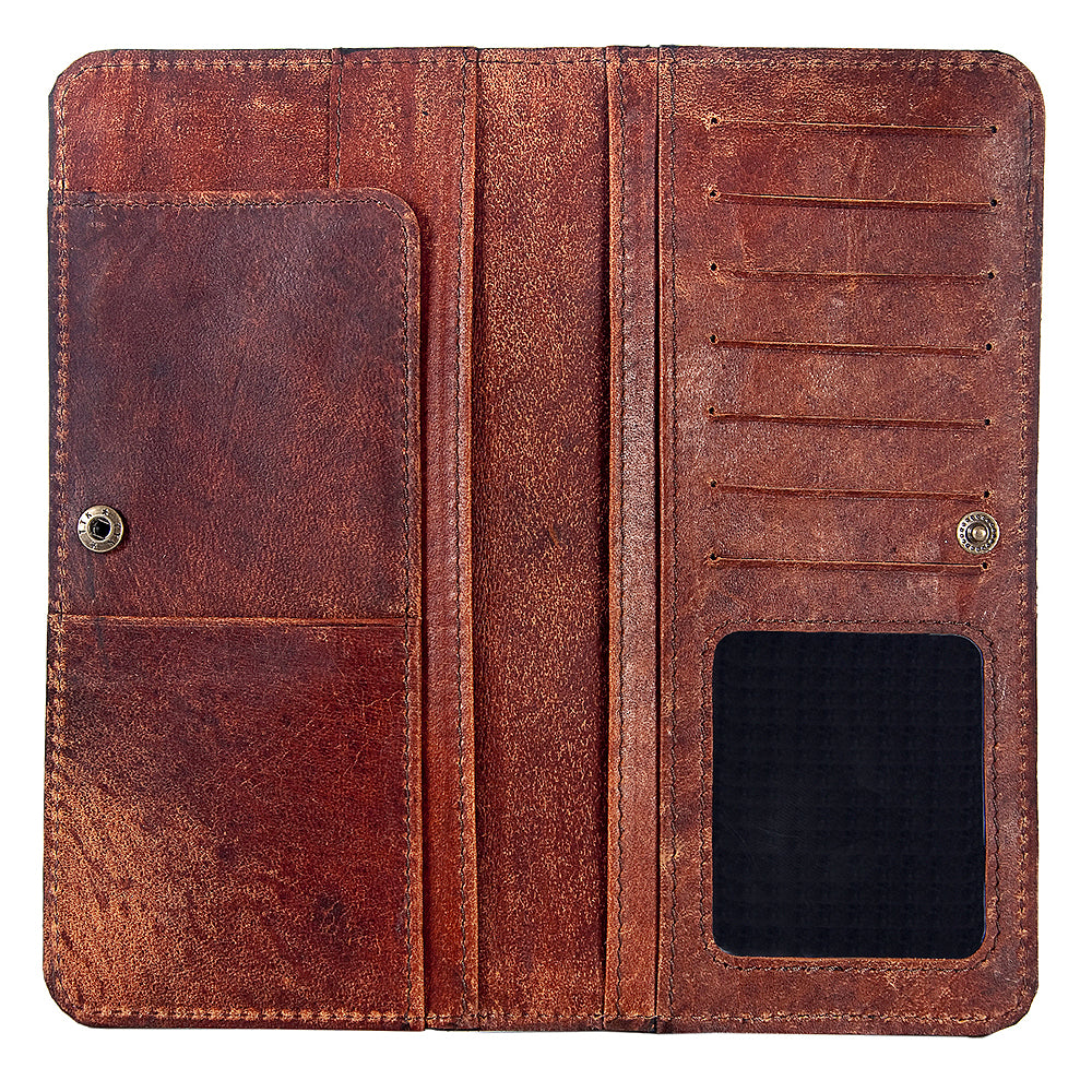 American Darling Hand-Tooled Genuine Leather Wallet