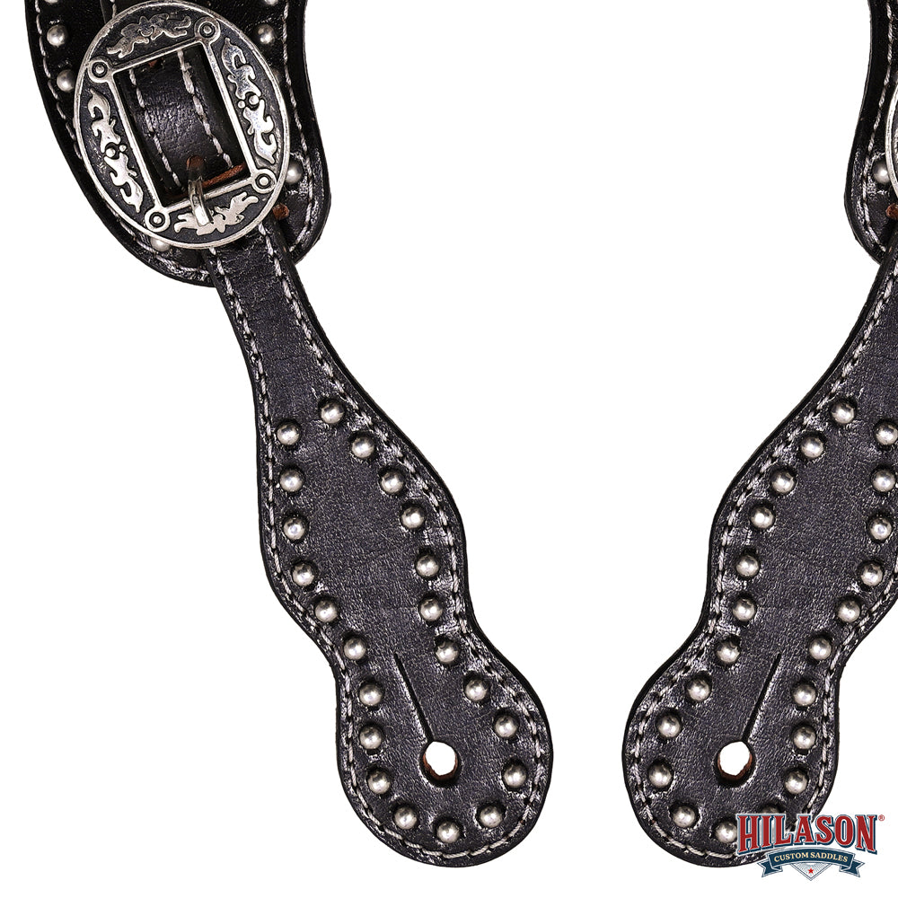 HILASON Hand-Tooled Leather Spur Straps for Men & Women – Western Design, Adjustable Fit