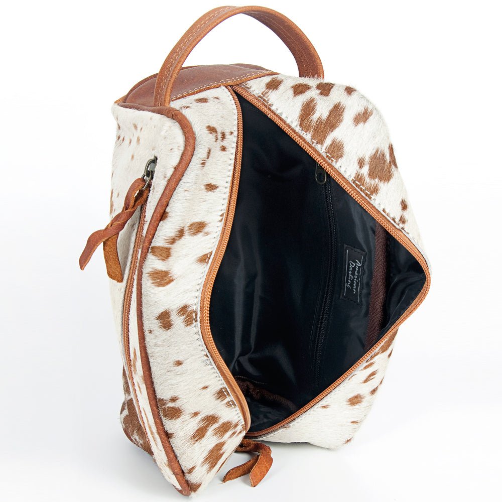 American Darling Hand Tooled Hair-On Genuine Leather