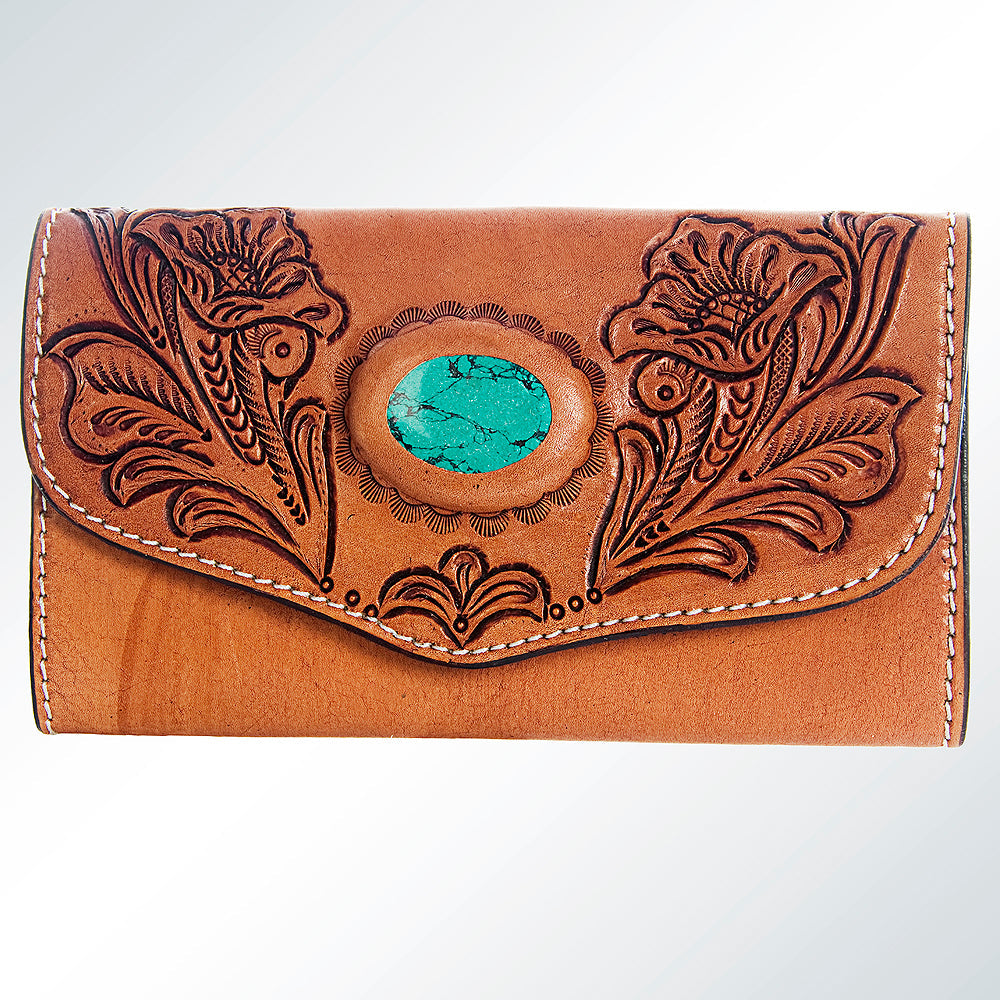 American Darling Hand Tooled Genuine Leather
