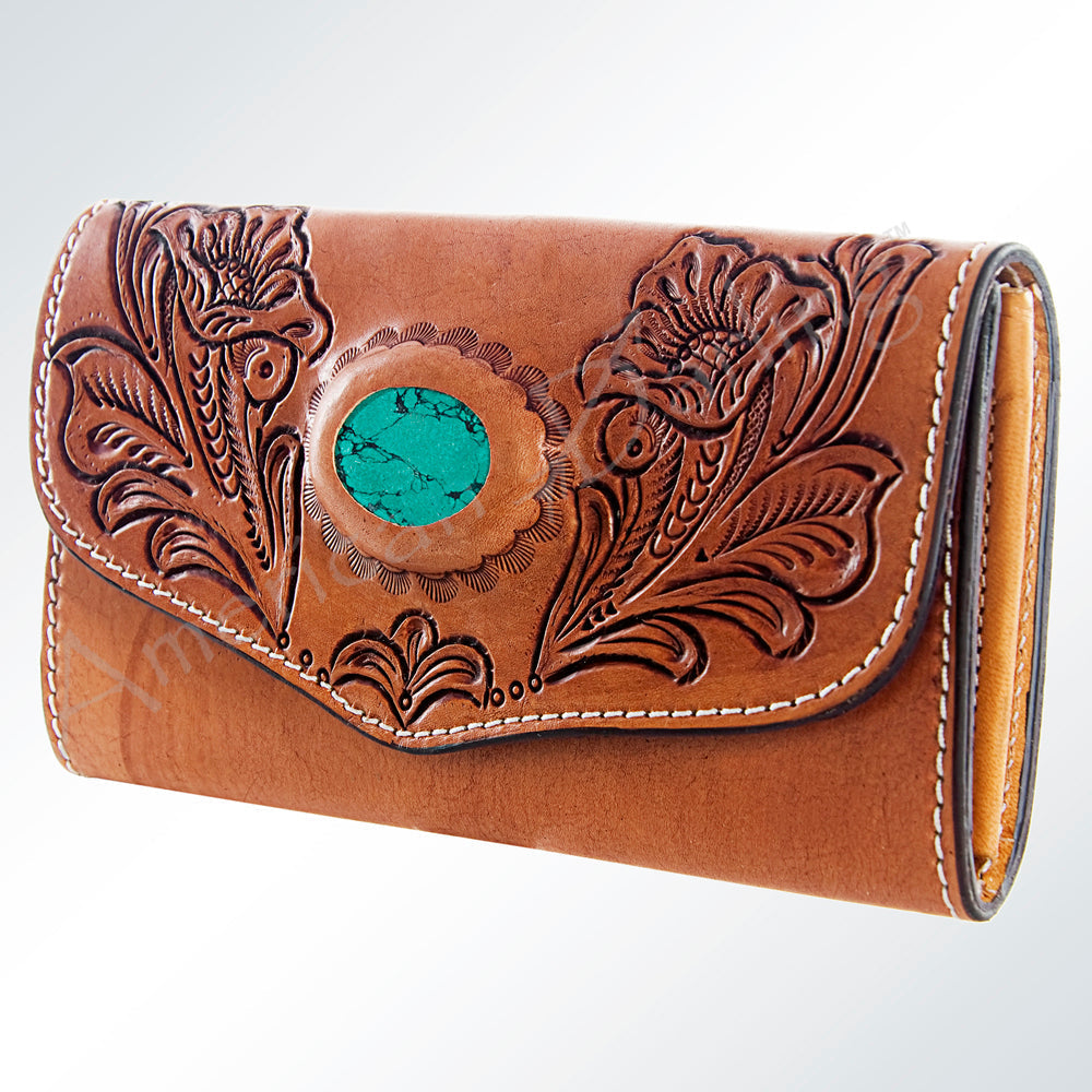 American Darling Hand Tooled Genuine Leather