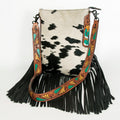 American Darling Hair-On Genuine Leather Large Crossbody Bag