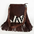 American Darling Crossbody Saddle Blanket Genuine Leather