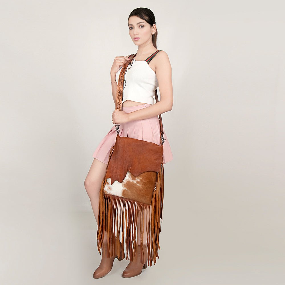 American Darling Crossbody Hair-On Genuine Leather