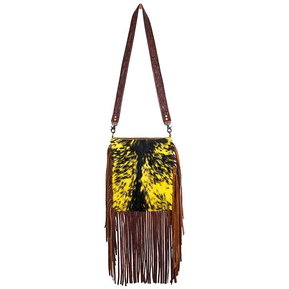 American Darling Hair-On Leather Large Crossbody Bag