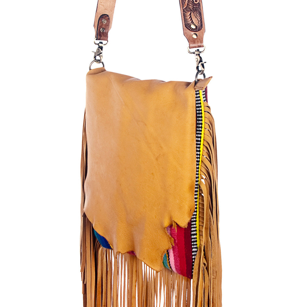 American Darling Saddle Blanket Genuine Leather Messenger Bag