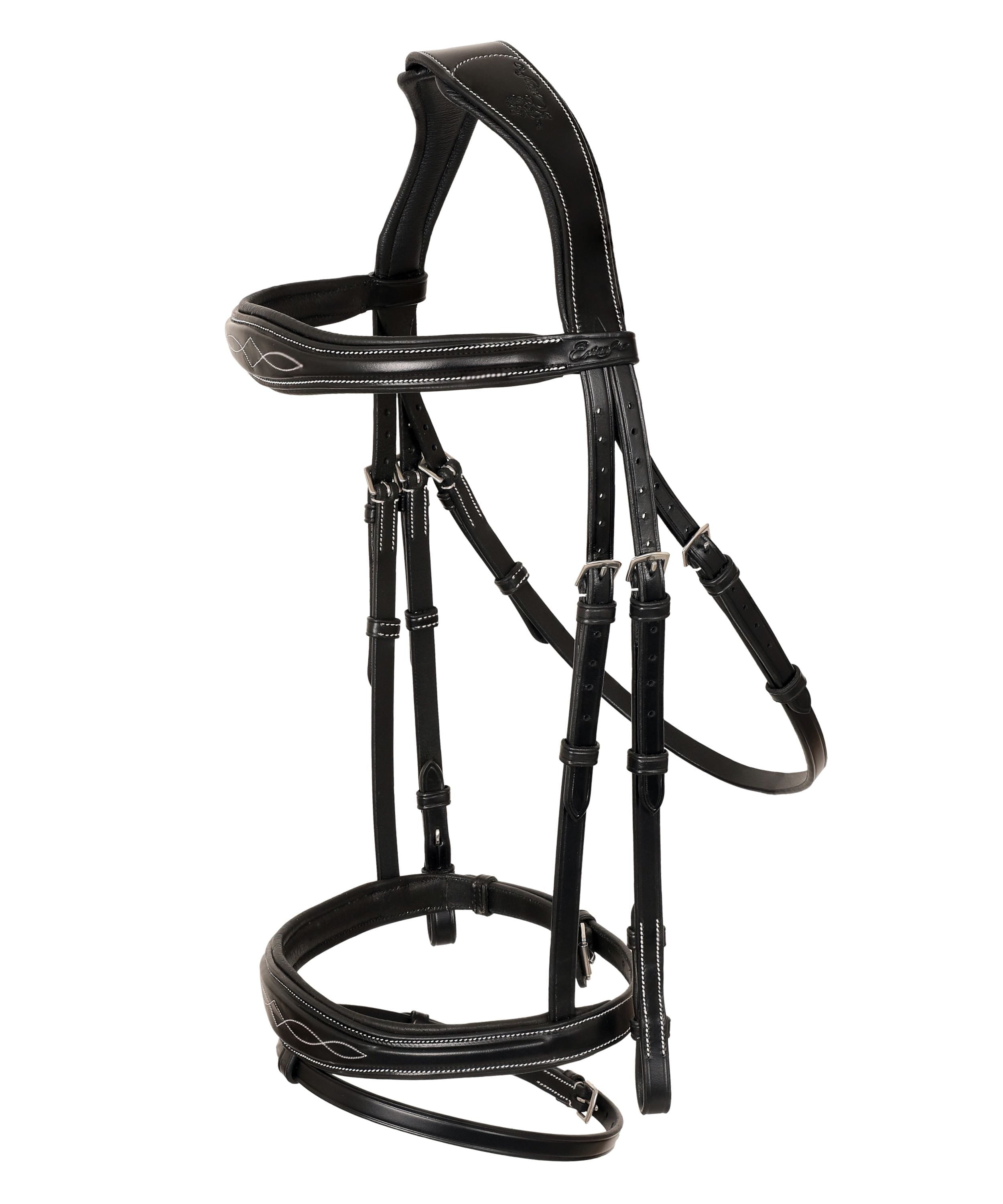 ExionPro 'Perseus' Anatomical Jumping Bridle with Reins by Bridles & Reins - alternate view 2