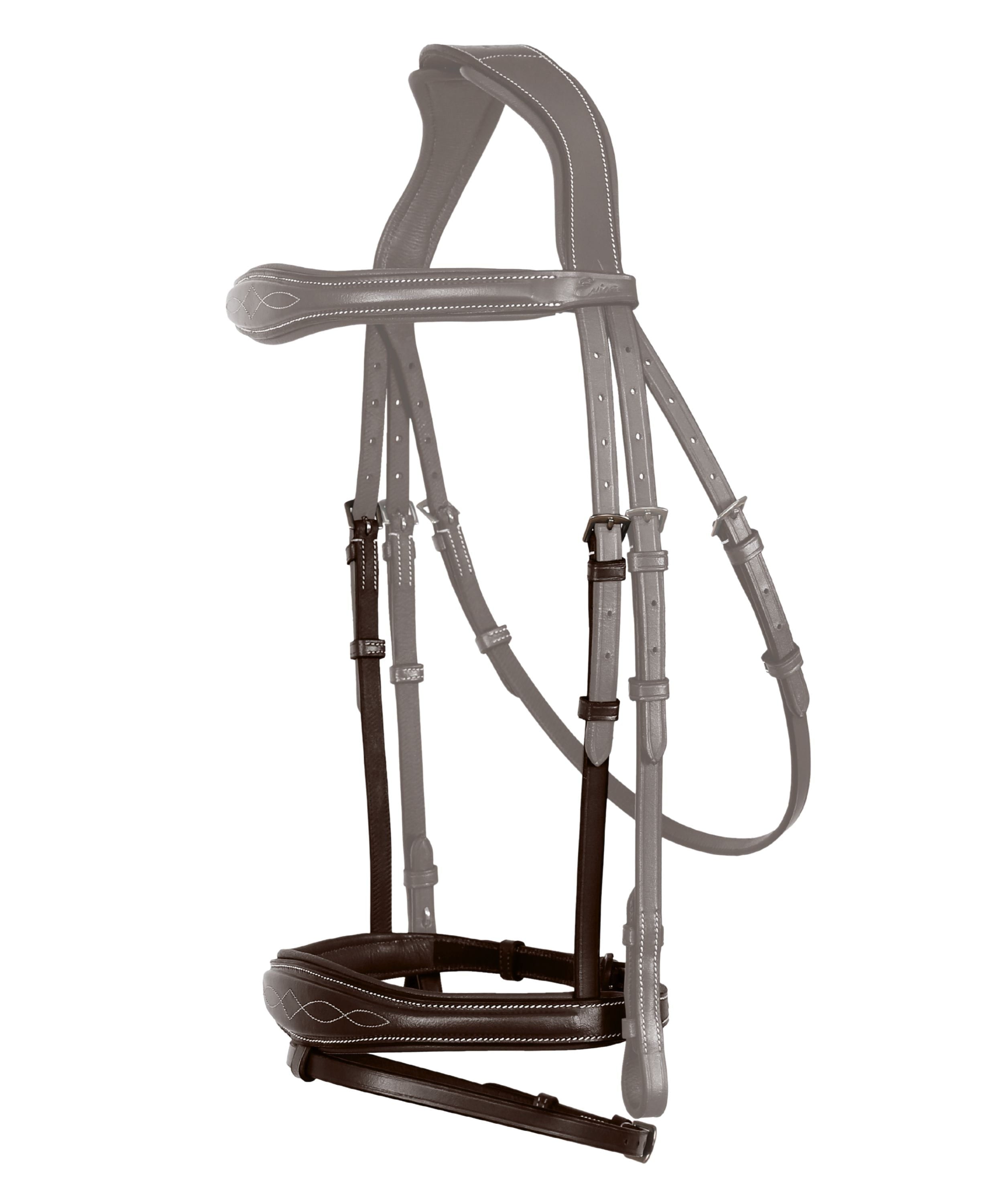 Replacement Noseband of ExionPro 'Perseus' Anatomical Jumping Bridle by Bridles & Reins - alternate view 5