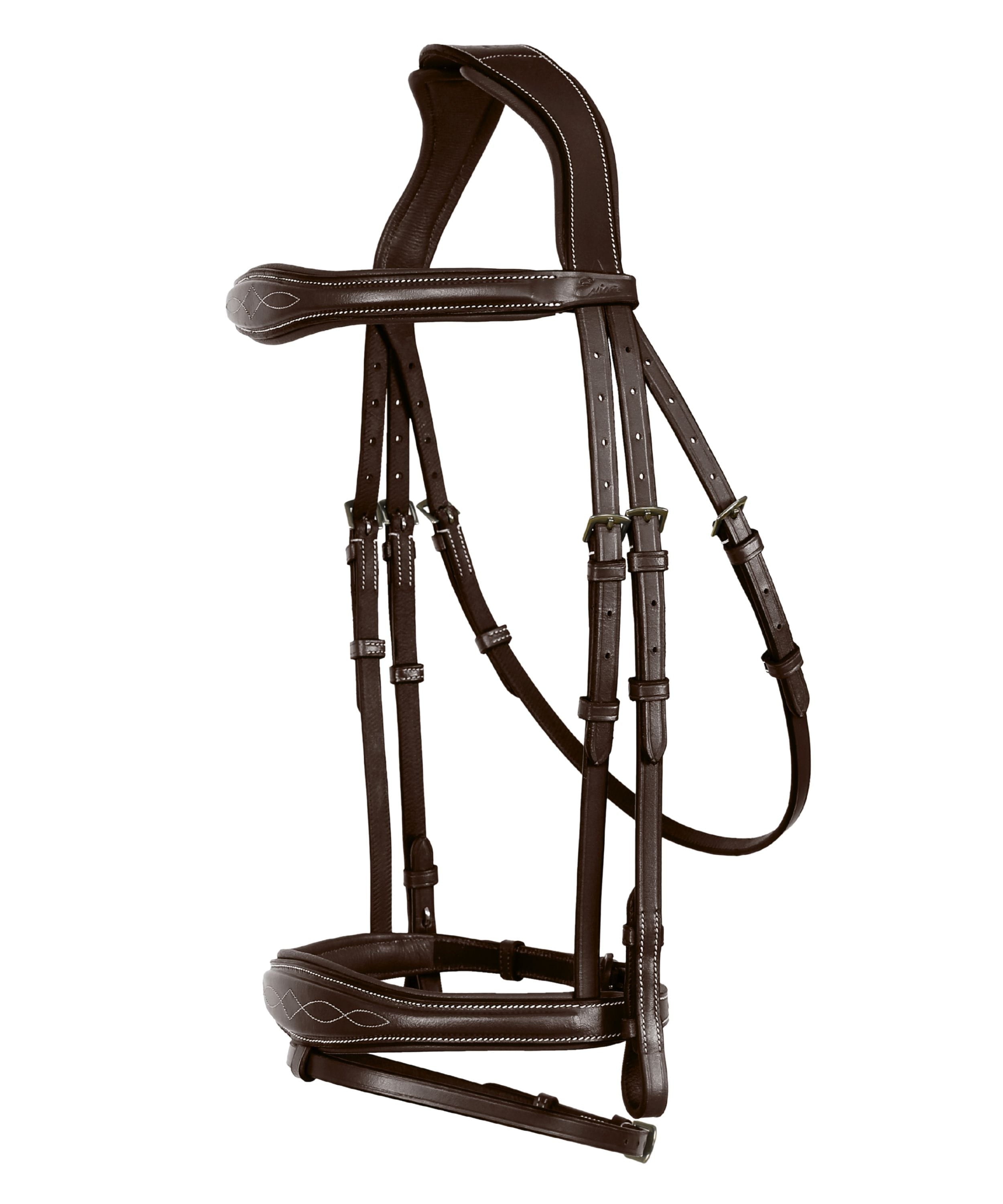 ExionPro 'Perseus' Anatomical Jumping Bridle with Reins by Bridles & Reins