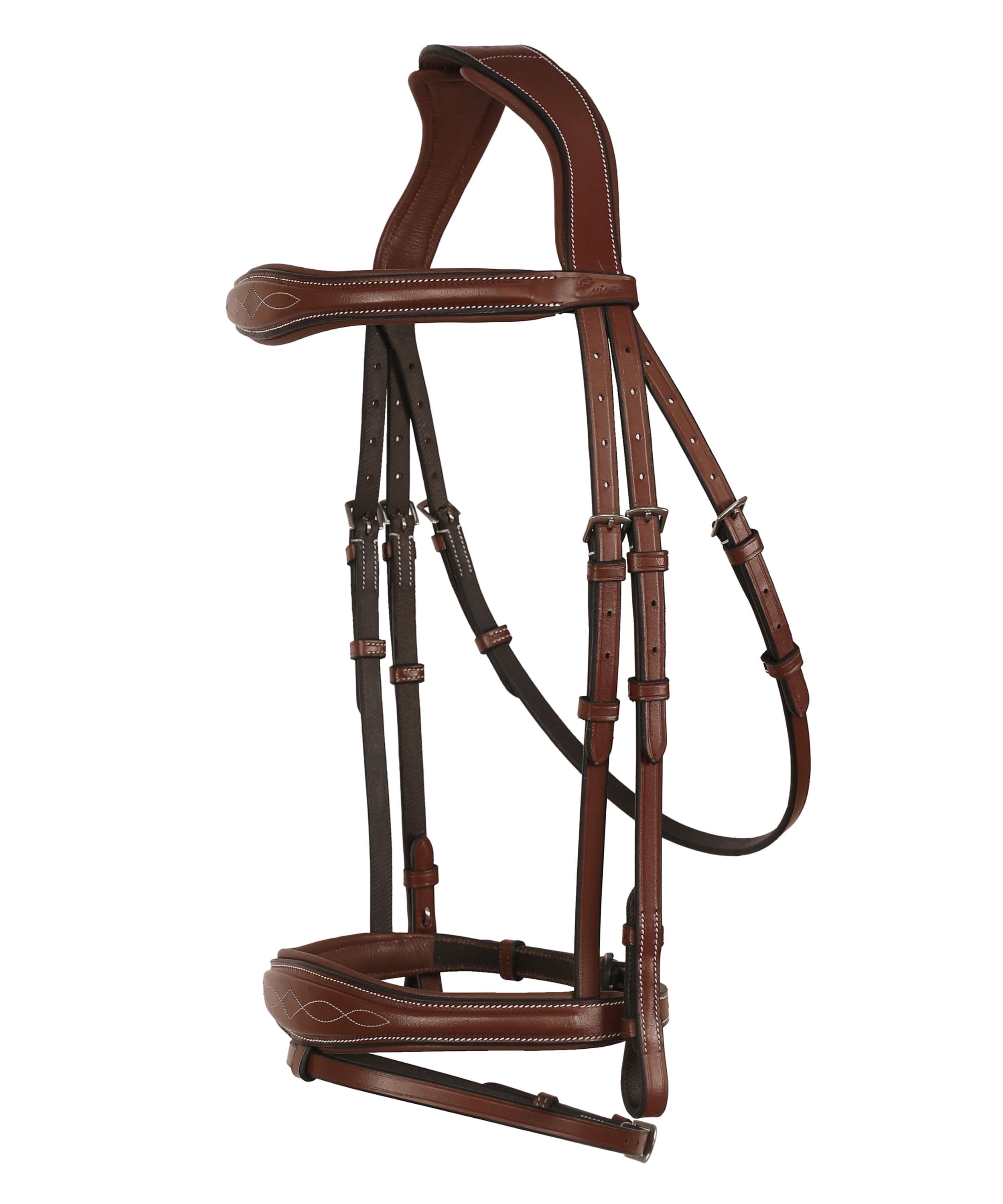ExionPro 'Perseus' Anatomical Jumping Bridle with Reins by Bridles & Reins - alternate view 3