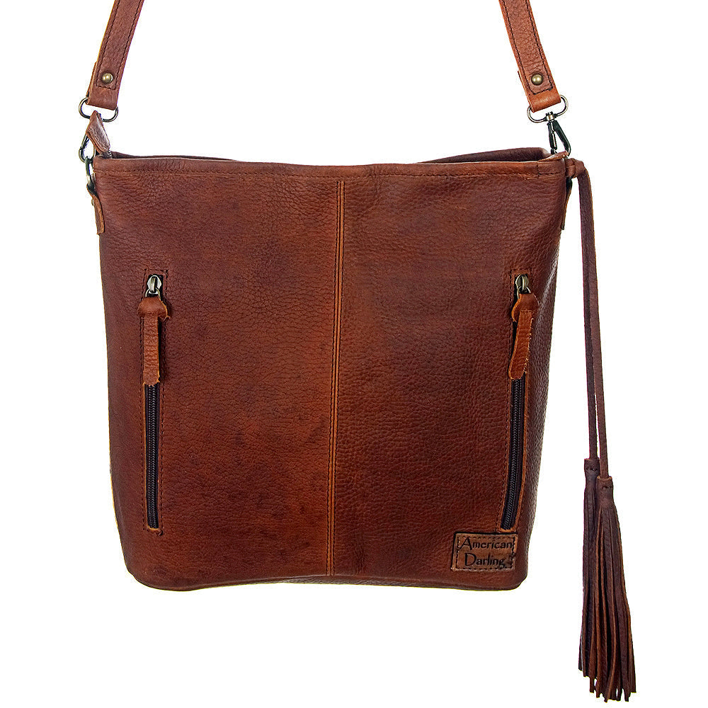 American Darling Small Crossbody Hair-On Genuine Leather