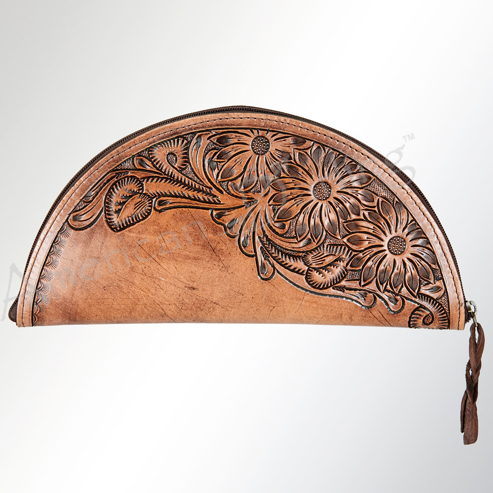 American Darling Taco Hand Tooled Genuine Leather