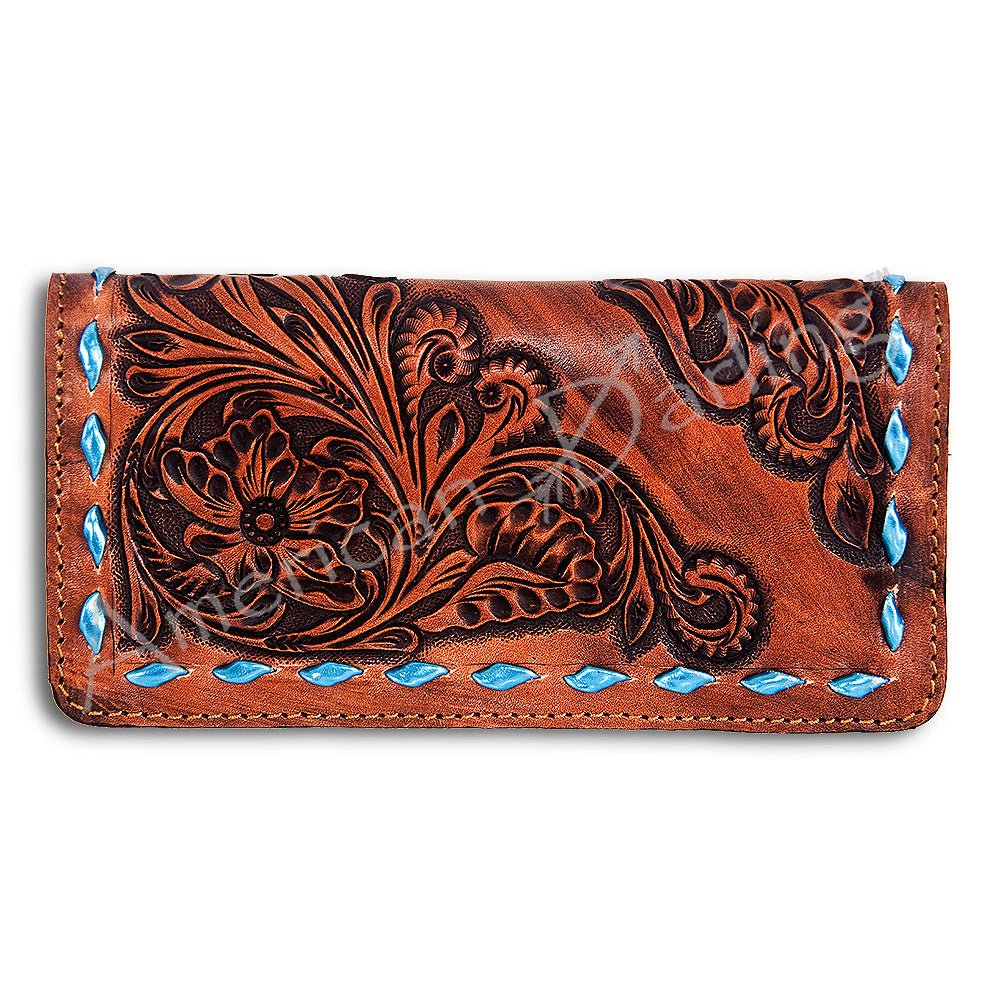 American Darling Hand-Tooled Genuine Leather Wallet