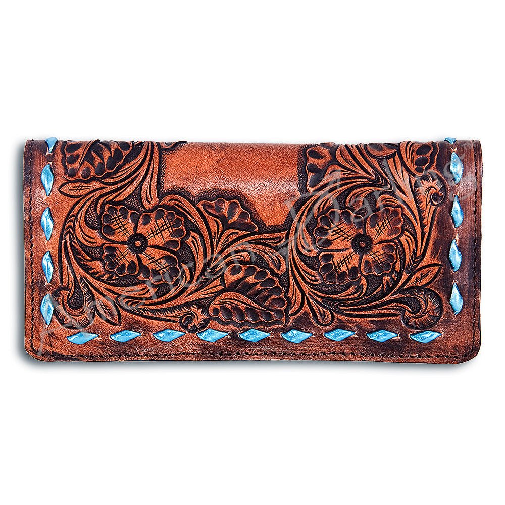 American Darling Hand-Tooled Genuine Leather Wallet