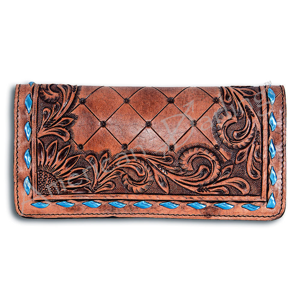 American Darling Hand-Tooled Genuine Leather Wallet