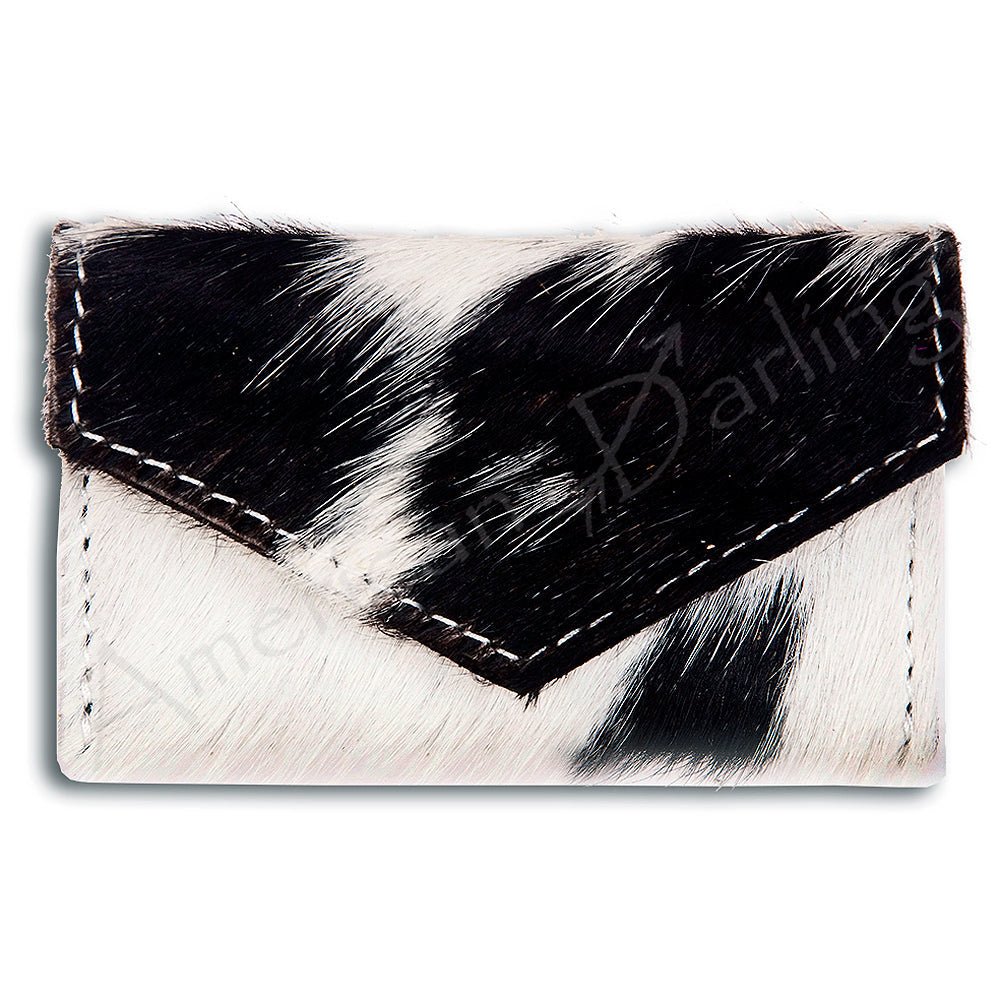 American Darling Coin Purse Hair-On Genuine Leather