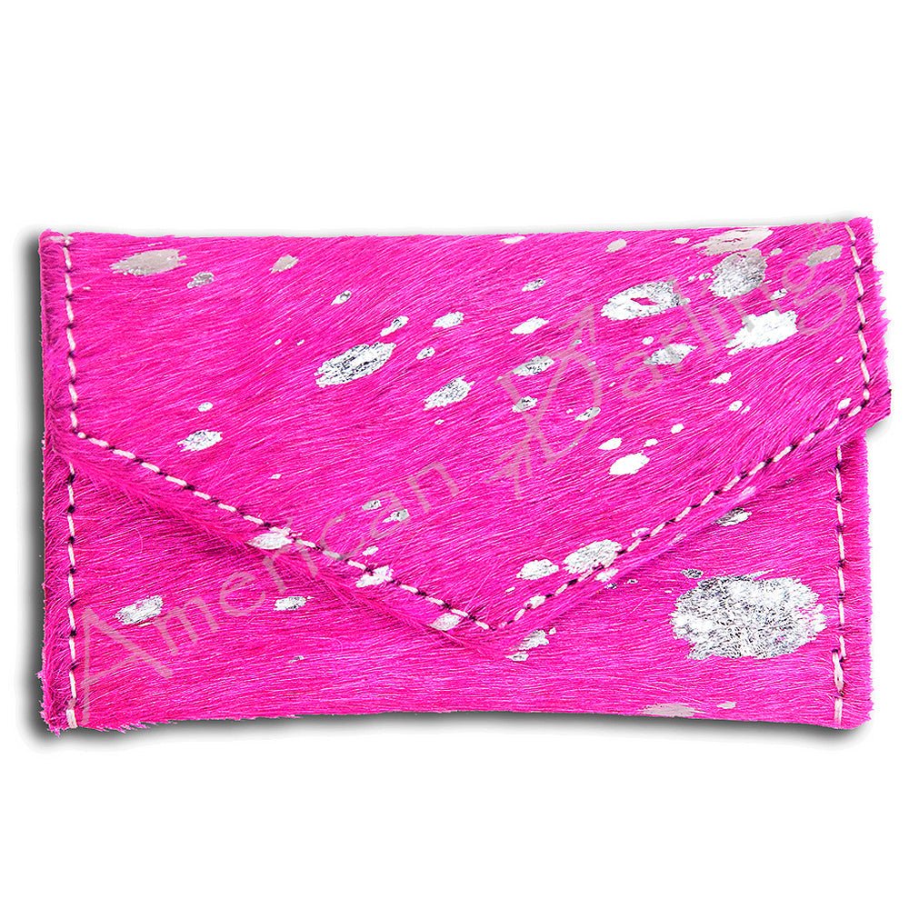 American Darling Coin Purse Hair-On Genuine Leather