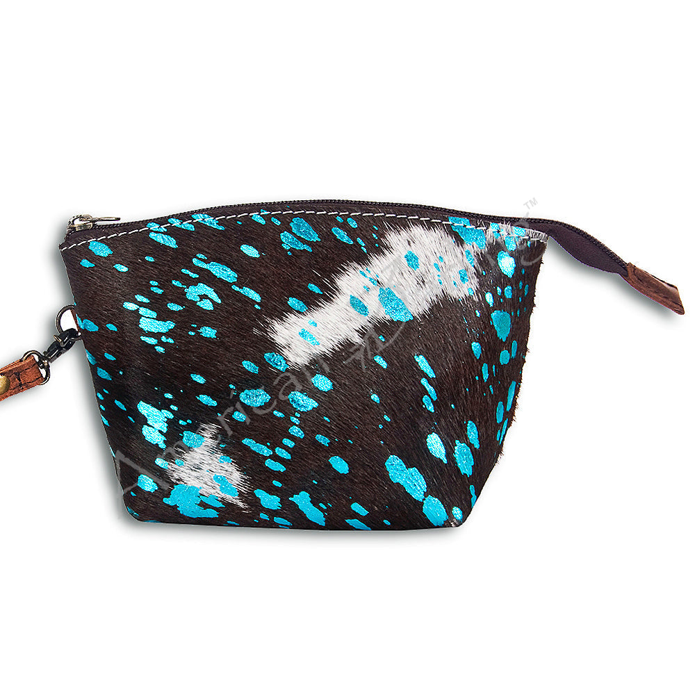 American Darling Coin Purse Hair-On Genuine Leather