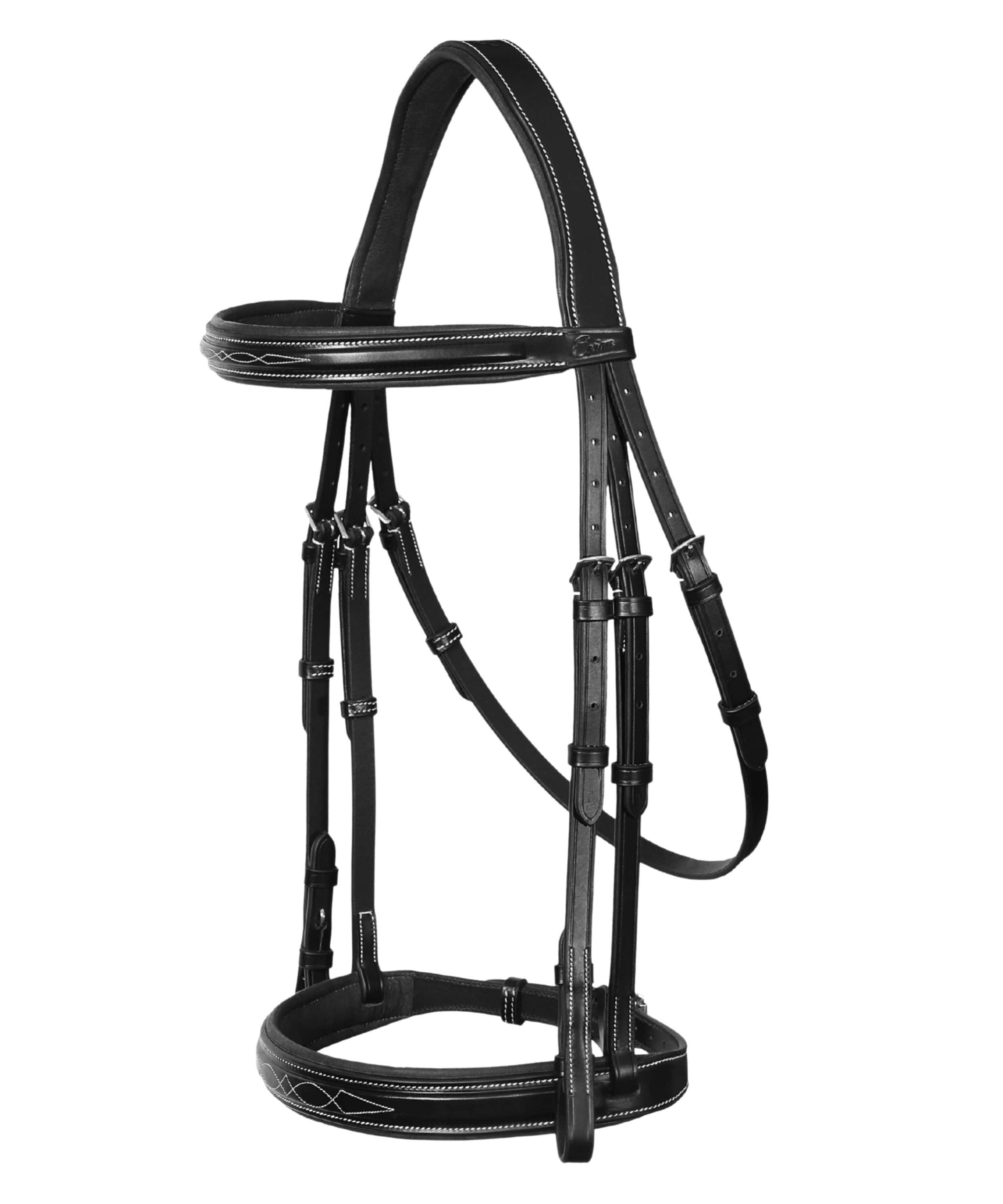 ExionPro 'Hercules' Padded Hunter Bridle with Reins by Bridles & Reins - alternate view 2