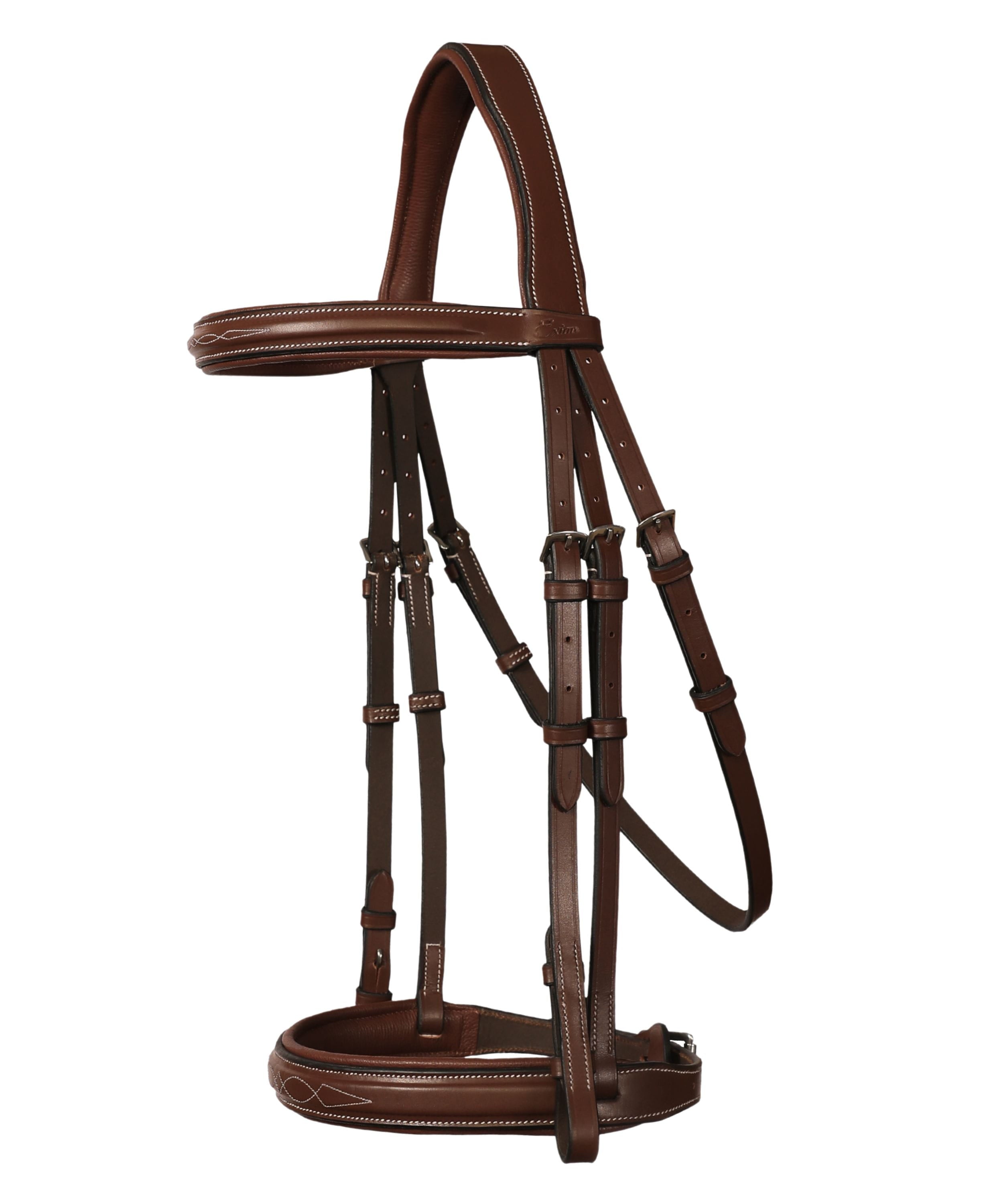 ExionPro 'Hercules' Padded Hunter Bridle with Reins by Bridles & Reins - alternate view 3