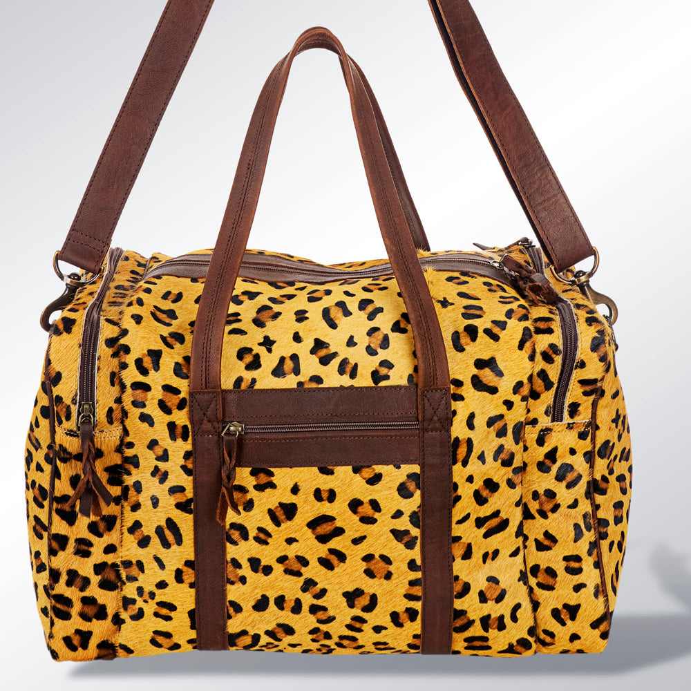 American Darling Duffel Hair-On Genuine Leather