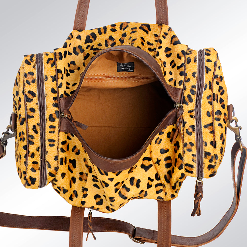 American Darling Duffel Hair-On Genuine Leather
