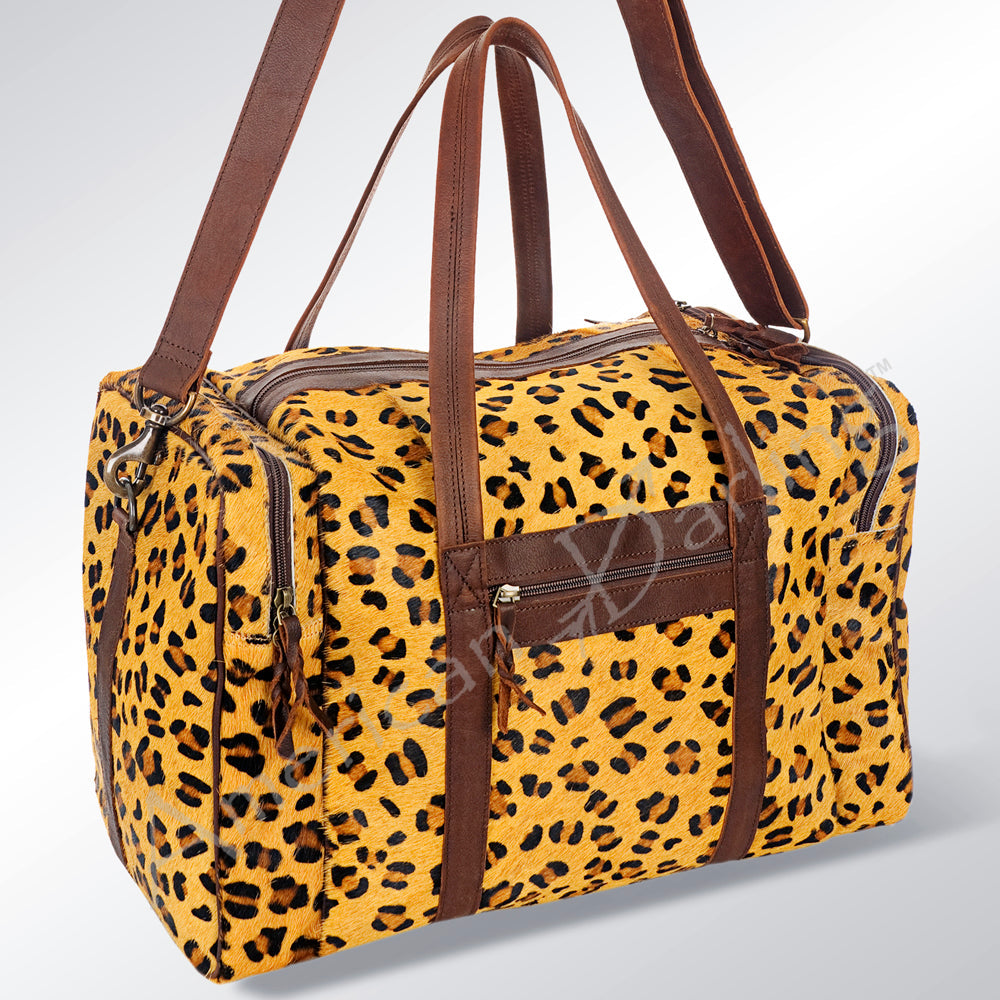 American Darling Duffel Hair-On Genuine Leather